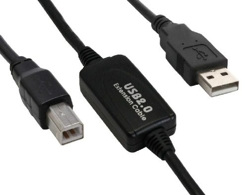 InLine USB 2.0 Kabel, aktiv mit Signalverstärkung 