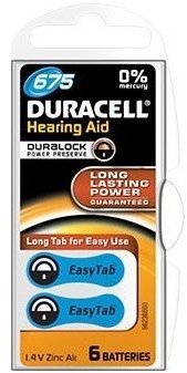 Duracell ZA 675 6 szt