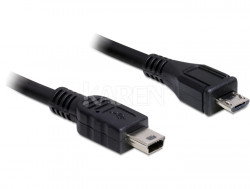 Delock Kabel Usb micro Bm - mini(M) Usb 2.0 1m