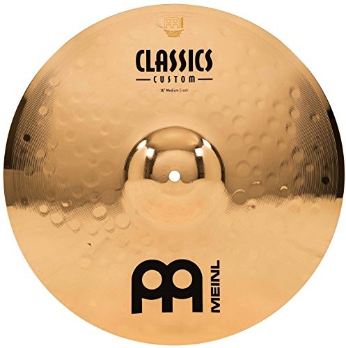 Meinl Cymbals meinl Cymbals cc16mc-B Classics Custom Serie 40,64 cm (16 cale) Crash nośnik Brilliant wykończenie miednicy CC16MCB