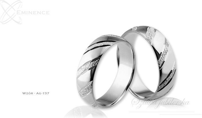 Eminence Obrączki srebrne - wzór Ag-137