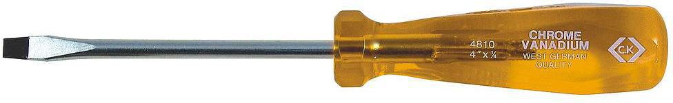 C.K. wkrętak płaski T4810 12 12 mm Długość klingi: 300 mm stal chromowo-wanadowa