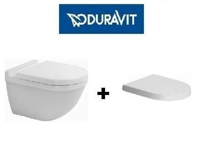 Duravit Starck 3 biała + deska 2527090000+0063890000