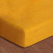 Darymex Prześcieradło z gumką Frotte żółte 150/160x200 5907761004948