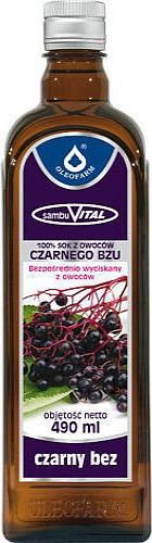 Oleofarm SambuVital 100% Sok z owoców czarnego bzu 490ml 4377651