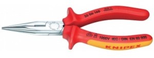 Knipex szczypce półokrągłe (radiowe) VDE 160mm 1000V 25 06 160