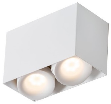 Light&More LM P 818/2 PLAFON NOWOCZESNA LAMPA SUFITOWA OPRAWA NATYNKOWA BIAŁY PAR16 GU10 LED LM P 818/2