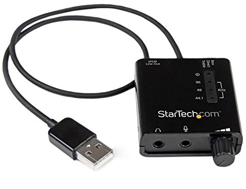 STARTECH.COM StarTech. com USB Audio Adapter  zewnętrzny USB Sound Card ICUSBAUDIO2D