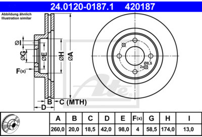 ATE (Continental Aftermarket GmbH) 24.0120-0187.1