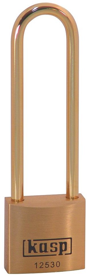 Kasp Kłódka K12530L70BD z zamkiem kluczykowym 30 mm Złoto-żółty