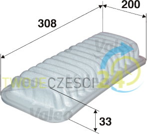 Valeo Filtr powietrza 585214