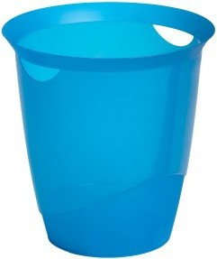 Durable Kosz na smieci TREND 16l niebieski transparentny