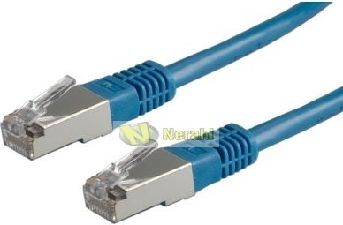 Value Kabel patchcord SFTP PiMF kat.6 0,5m niebieski 21.99.1324-250
