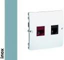 Kontakt Simon Gniazdo ścienne Basic Komputerowe RJ45+telef. RJ11 (moduł) BMF5T.02/21 inox