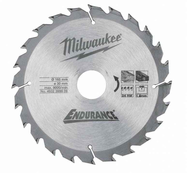 MILWAUKEE tarcza tnąca 165 x 30 DO NARZĘDZI PRZENOŚNYCH 4932 3999 09