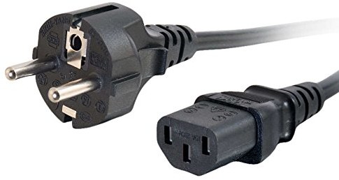 CABLESTOGO Cables To Go 88544 American wire Gauge 16 uniwersalny przewód zasilający (IEC320 °C13 na CEE7/7, 3 m) 1805933