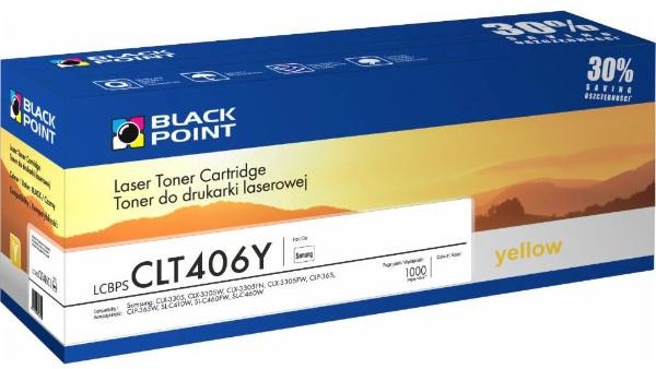 Black Point LCBPSCLT406Y zamiennik CLT-Y406S Raty 10 x 17,00 zł