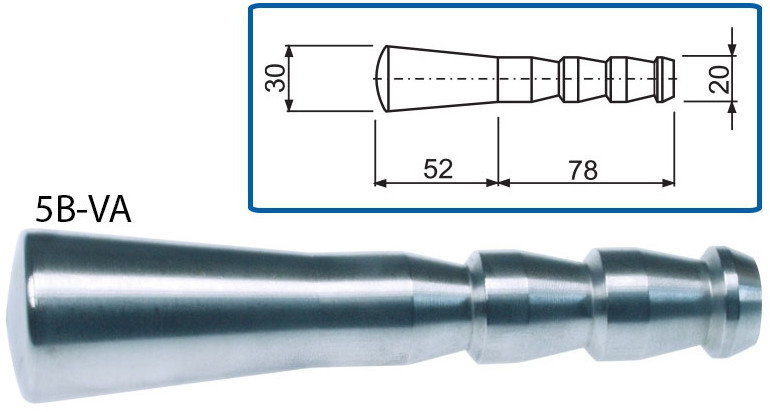 Reper ze stali nierdzewnej 130mm (5B-VA)
