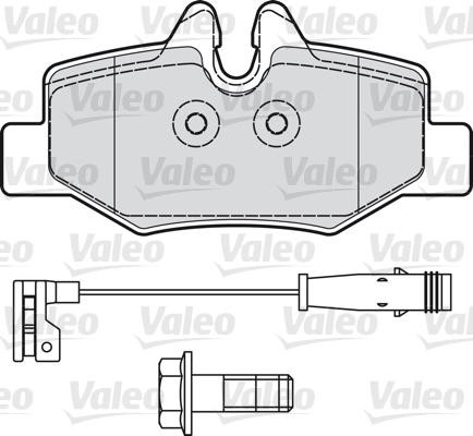 VALEO klocki hamulcowe 598765 598765