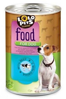 Lolo Pets Food For Dog Wołowina W Sosie 410G