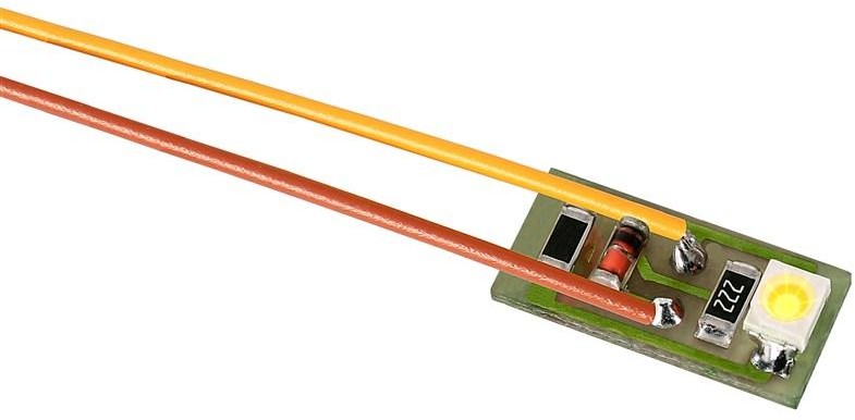 Viessmann Oświetlenie z diodami LED do zabudowy (ciepły biały) / 10szt. 6006