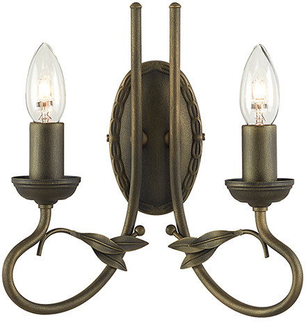 Elstead Lighting Kinkiet OLIVIA OV2 BLK/GLD 2 OV2 BLK/Złoto