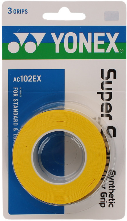 Yonex owijka tenisowa X3 SUPER GRAP YELLOW AC102EX 4930379385049