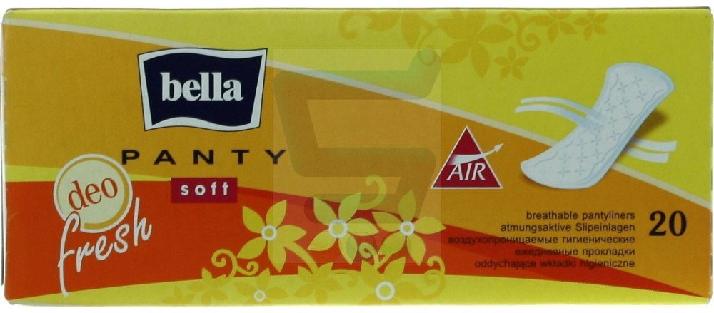 Bella Panty Soft Wkładki higieniczne deo fresh 20 szt.