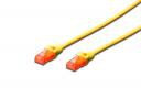 Digitus Kabel krosowy U/UTP kat.6, 7m, żółty DK-1614-070