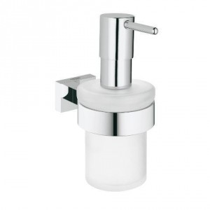 Grohe 40756001 Essentials Cube New Essentials Cube Soap Dispenser w/Holder