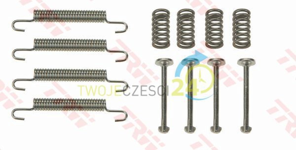 TRW Zestaw akcesoriów, szczęki hamulcowe hamulca postojowego SFK196