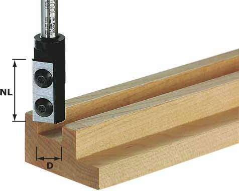 Festool Frez z płytkami do wpustów, HW 8 mm HW D16/30 S8 492716