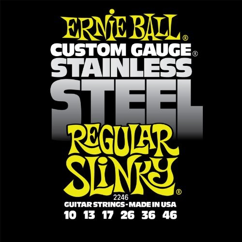 Ernie Ball Stainless Steel Electric Guitar Strings 2246