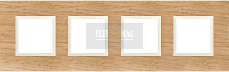 KOS Elektro Dante Drewno Light Oak Ramka x4 4522384
