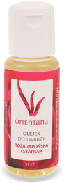 Orientana Olejek do twarzy Róża Japońska i Szafran 55ml