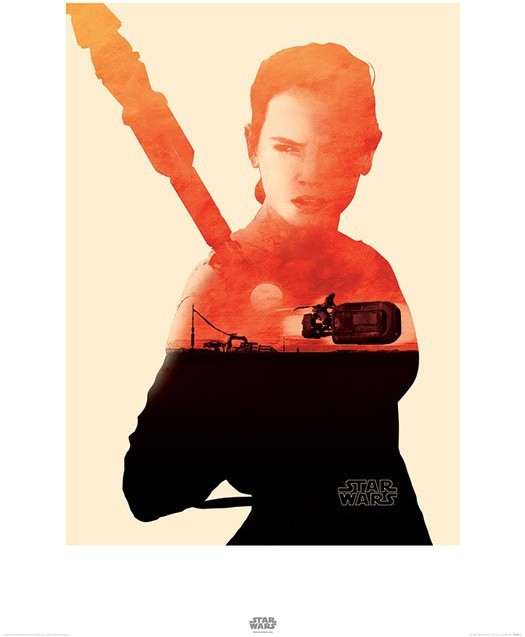 Pyramid Posters Star Wars The Force Awakens Rey - reprodukcja PPR40651