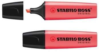 Stabilo Zakreślacz Boss czerwony (10szt)