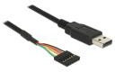 Delock Kabel TTL 6Pin - USB, 1.80m 5 V 83784