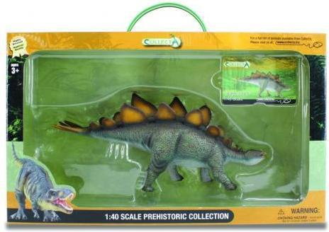 Collecta DINOZAUR STEGOZAUR (Stegosaurus) Deluxe Window Box