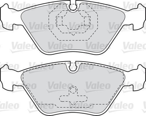 VALEO klocki hamulcowe z nrs 598616 598616