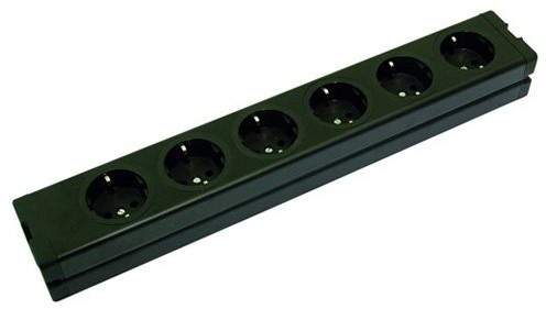 Omnitronic 30240080 aluminiowa listwa zasilająca (6-stopniowa) 30240080