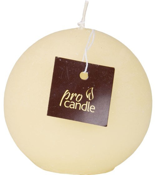 Pro Candle wieca zapachowa ProCandle 731009 / kula / wanilia