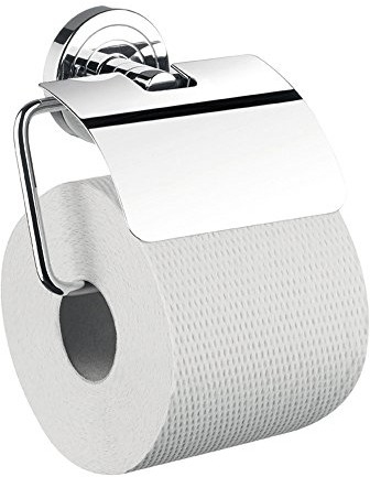 Emco 70000100 papier toaletowy Polo, z pokrywką, chromowany