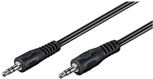 Wentronic 2.5 m 3.5 MM wtyczka stereo 3.5 MM wtyczka stereo 1 szt. czarny 4040849504495