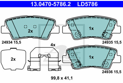 ATE (Continental Aftermarket GmbH) 13.0470-5786.2