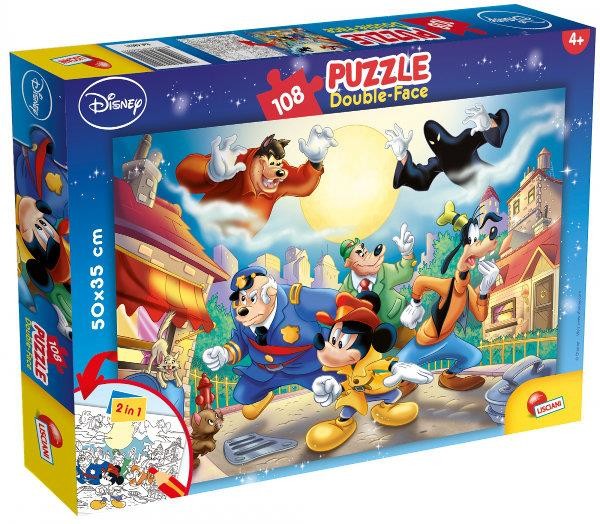 Lisciani Giochi Puzzle dwustronne 108el Mickey Mouse Mouse 48021 (304-48021)