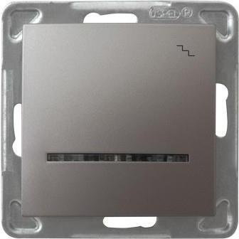 Ospel Wyłącznik ścienny IMPRESJA MODUŁ schodowy z podśw. tytan