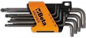 BETA Kpl. kluczy trzpieniowy kątowych z końcówką kulistą profil torx 97BTX/SC8