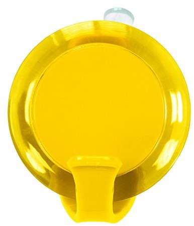 Kleine Wolke 5093567887 4 haczyk z przyssawką Easy Hooks, haczyk na ścianę, żółty