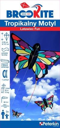 Brookite Latawiec Fun Tropikalny motyl Dante